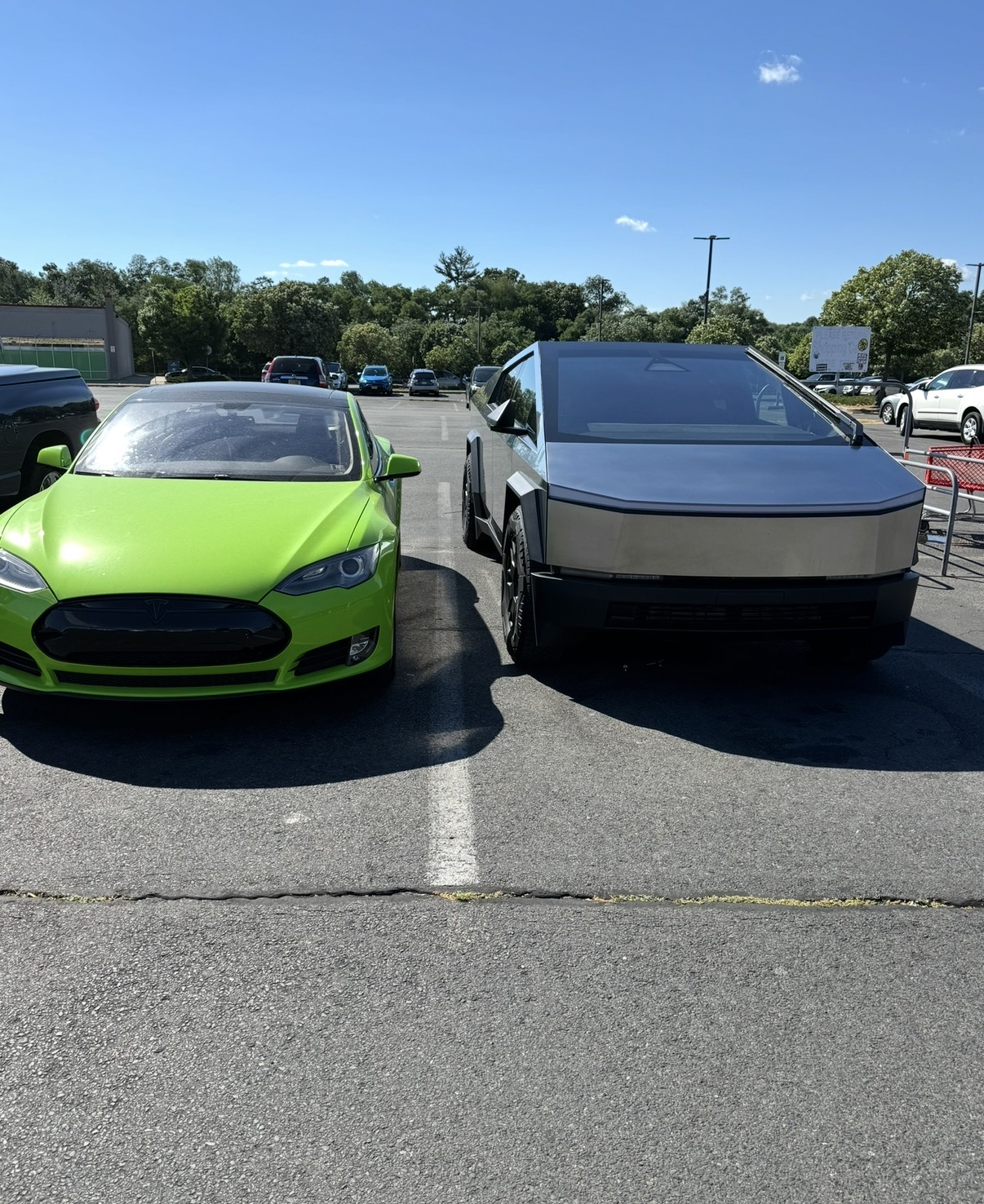 Model S meets Cybertruck